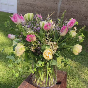 Load video: videos of designs created by toad hill blooms for various events and uses
